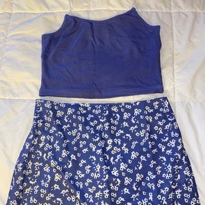 SHEIN Skirt/Minitop Set